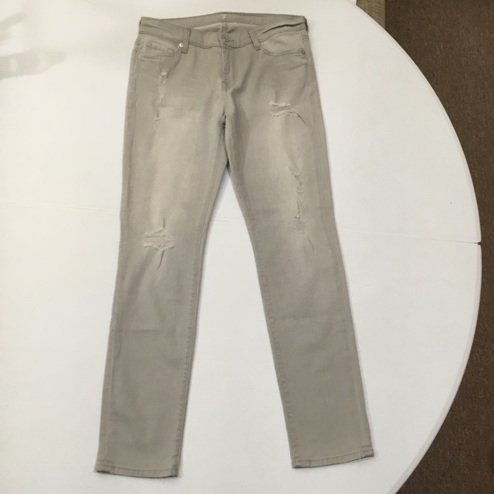 7 For All Mankind Slim Cigarette Stretchy Jeans